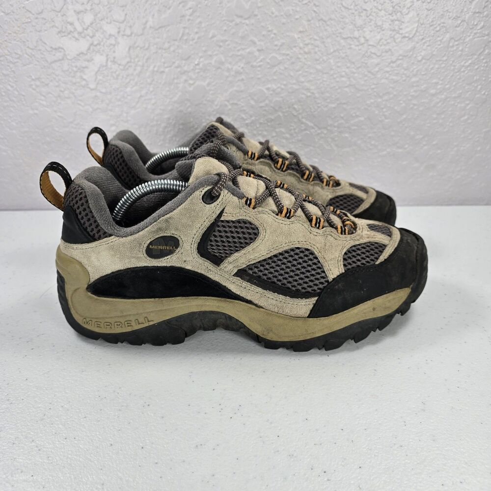 Merrell Baja Ventilator Hiking Shoes Womens 8 Ecru Beige Sneakers